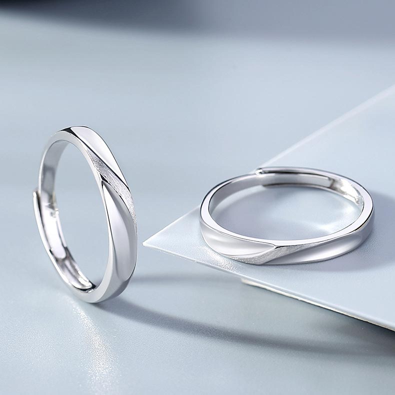 Custom Engraved Wedding Rings for Him and Her
