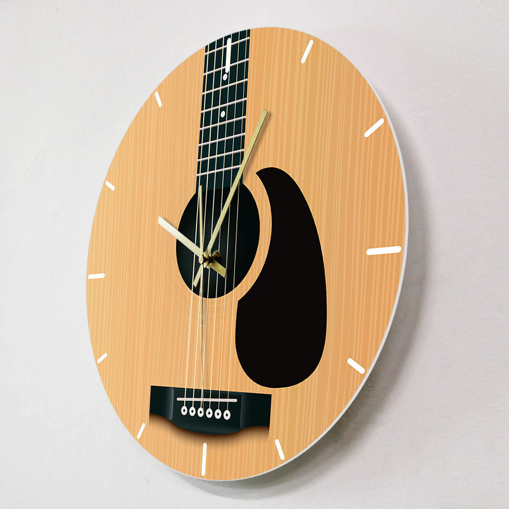 Wall Deco Clock Gift for Guitarist
