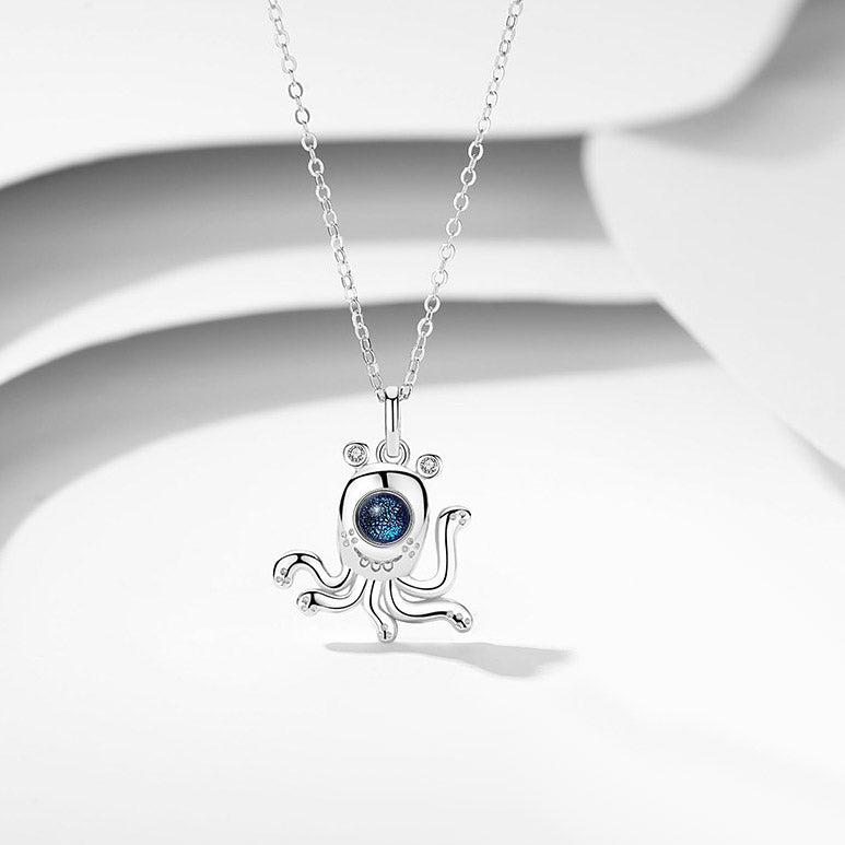 Cute Aliens Matching Necklaces Set for 2