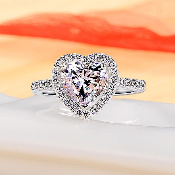 Gullei™ 0.6 Carat Heart Lab Grown Diamond Ring