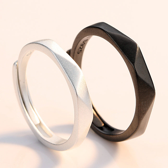 Engraved Relationship Promise Rings for Couples