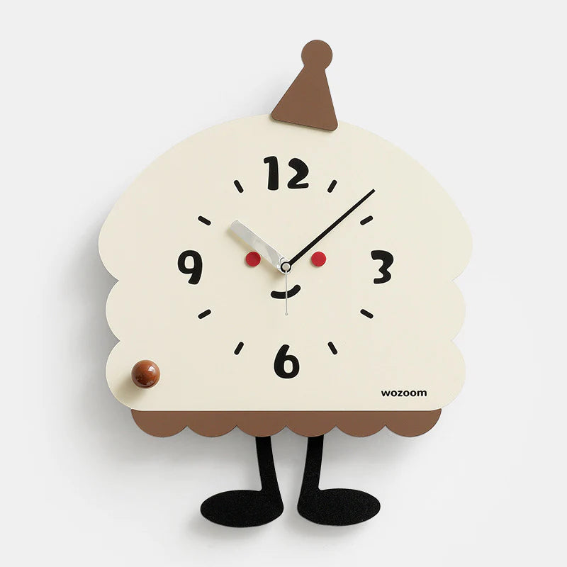Gullei™ Christmas Theme Cartoon Kids Bedroom Silent Clock