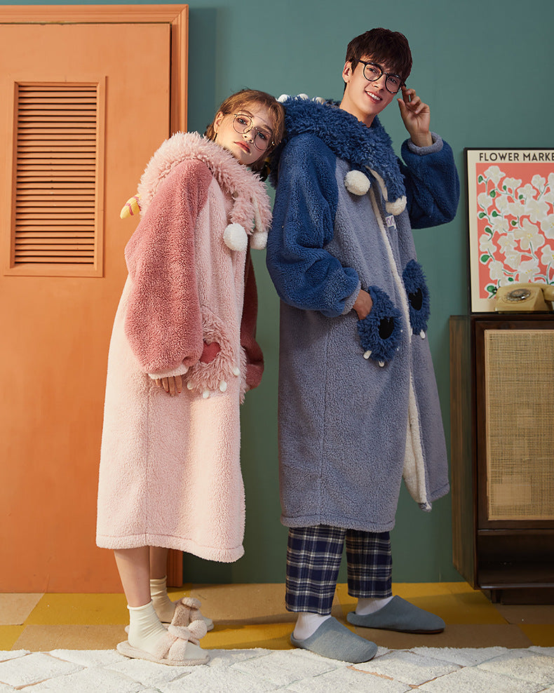 Matching Thick PJs Holiday Sleepwear Set for Couples