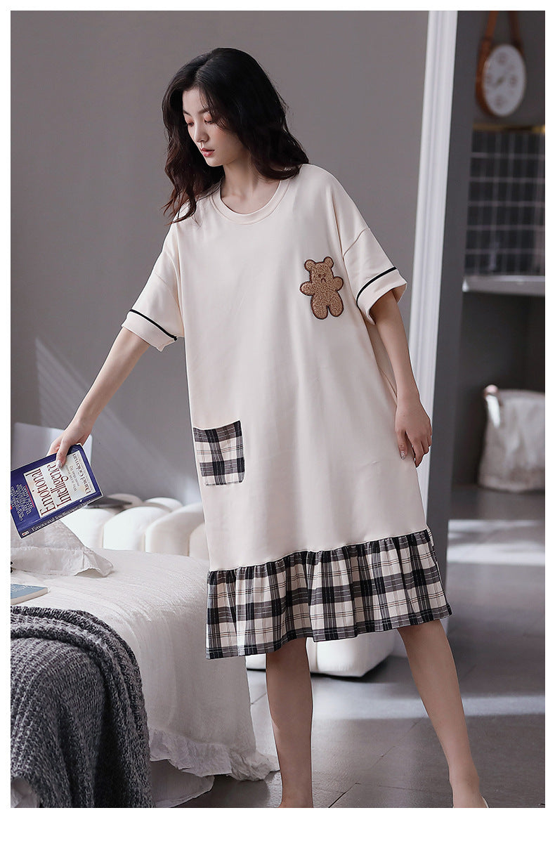 Matching Summer Pajamas Set for 2 Pure Cotton