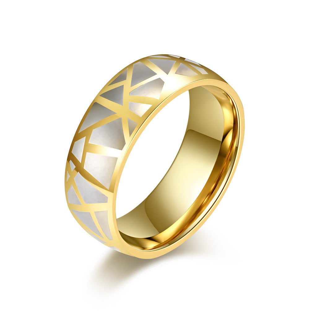 Custom Comfort Fit Wedding Ring for Men 8mm