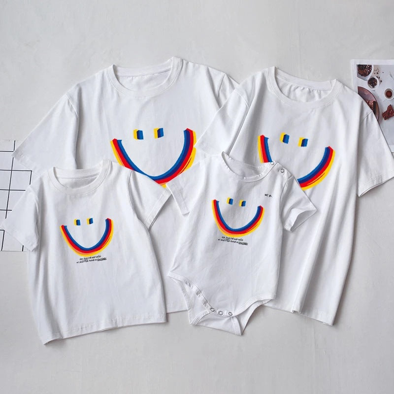 Parents Kids Matching Family Fun Tshirts Set of 4