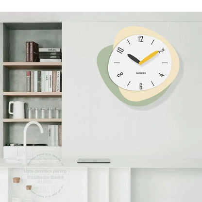 Modern Decorative Odd Shaped Analog Wall Clock