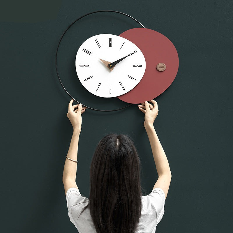 Odd Shaped Modern Analog Wall Clock