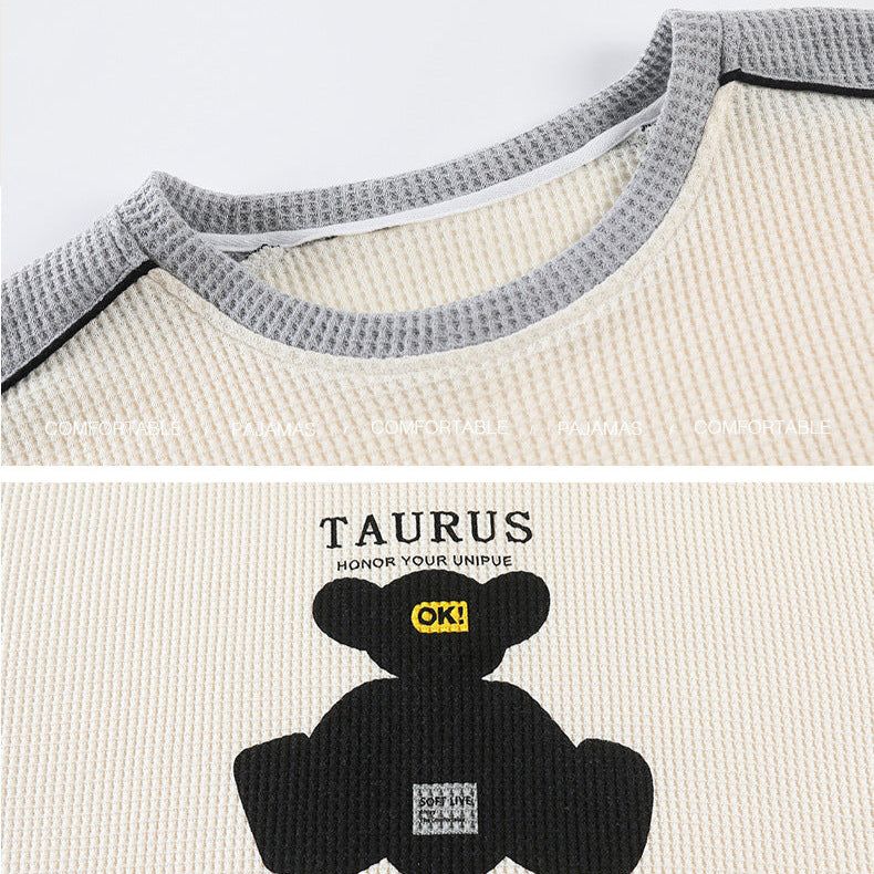 Gullei™ Taurus Pullover Casual Pajamas Set Pure Cotton