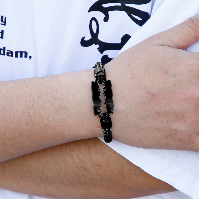 Custom Gift for Barber Mens Bracelet