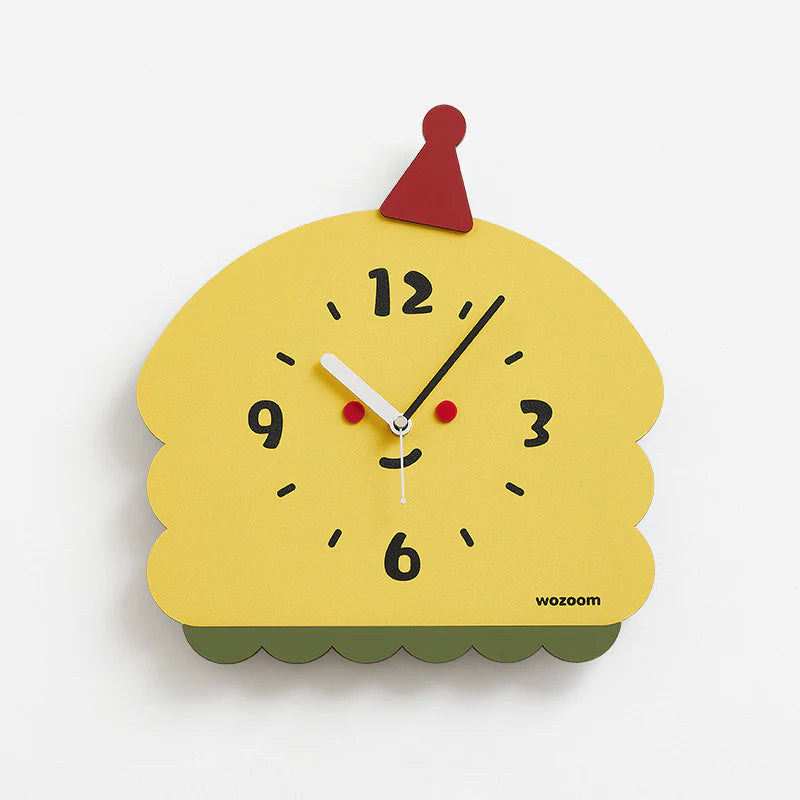Gullei™ Christmas Theme Cartoon Kids Bedroom Silent Clock