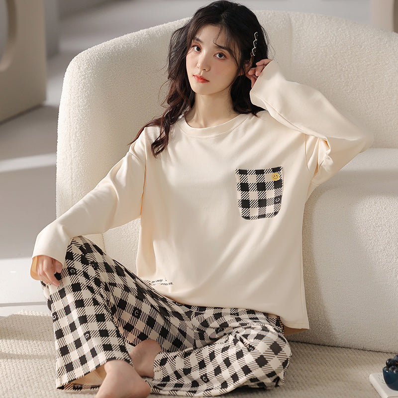 Womens Soft Pajamas Loungwear Set