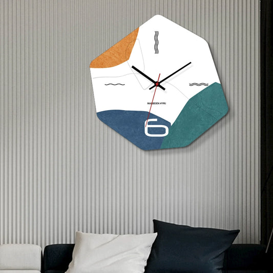 Nordic Odd Shaped Analog Silent Wall Clock