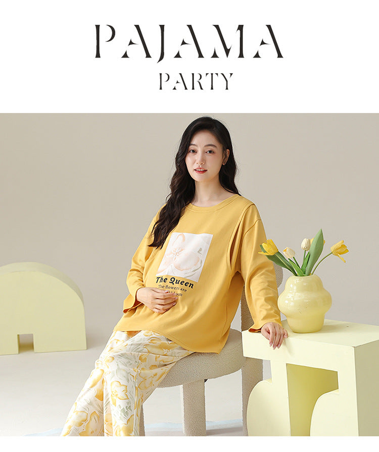 Gullei™ Maternity Padded Bra Pajamas 100% Cotton