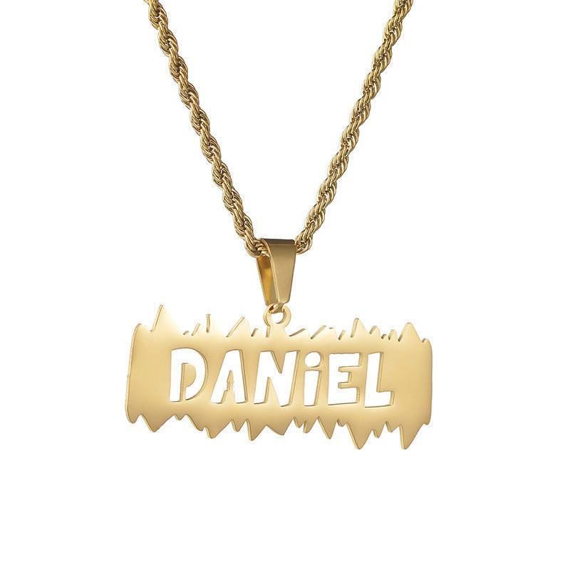 Hiphop Style Personalized Name Necklace