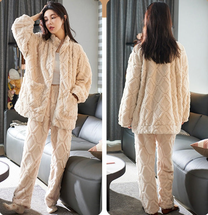 Matching Couple Pjs Holiday Sleepwear Set for Two