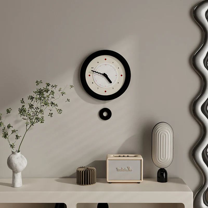 3D Pendulum Silent Wall Clock — 30×30 cm (Acrylic)