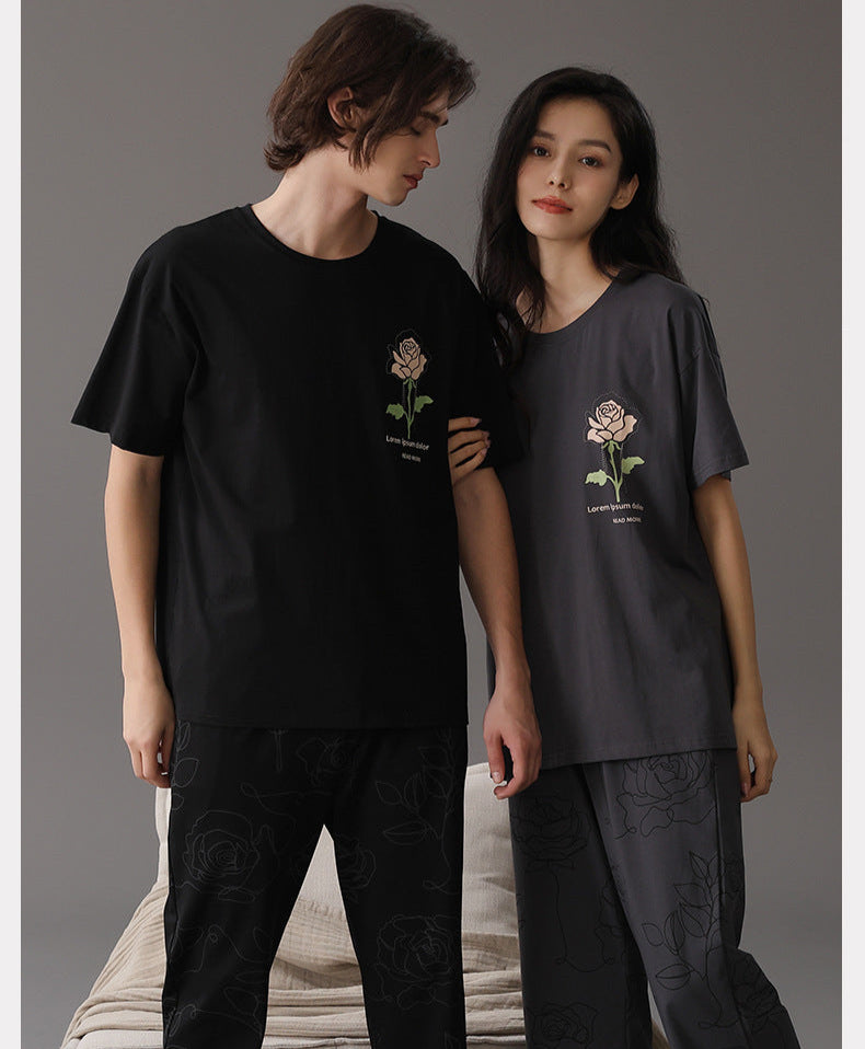 Premium Cotton 4-Piece PJs/Loungewear for Couples