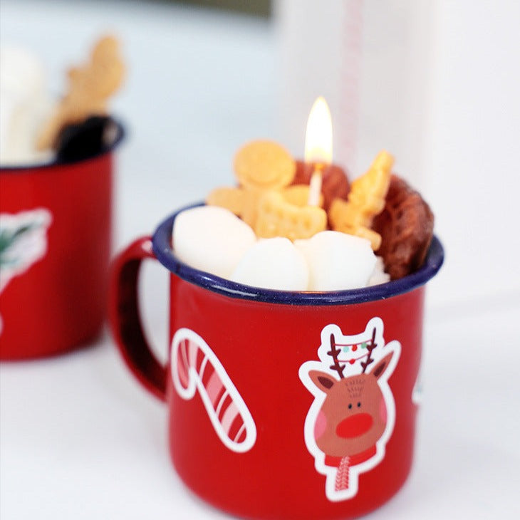 Scented Real Candle Cup Christmas Gift