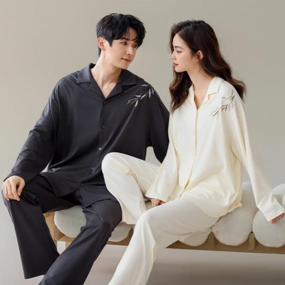 Matching Soft Couples Pajamas Set 100% Cotton