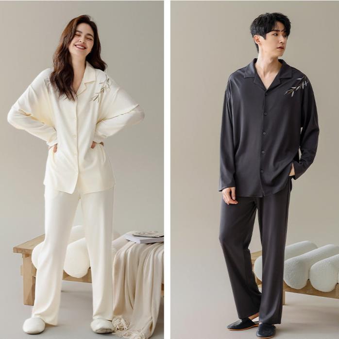 Matching Soft Couples Pajamas Set 100% Cotton