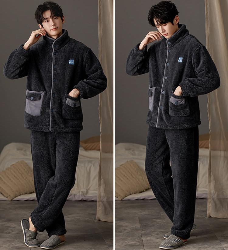 4-Piece 100% Flannel Pajamas for Couples