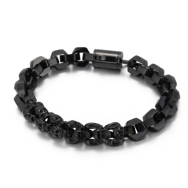 Personalized Skull Mens Fashion Bracelet 23cm