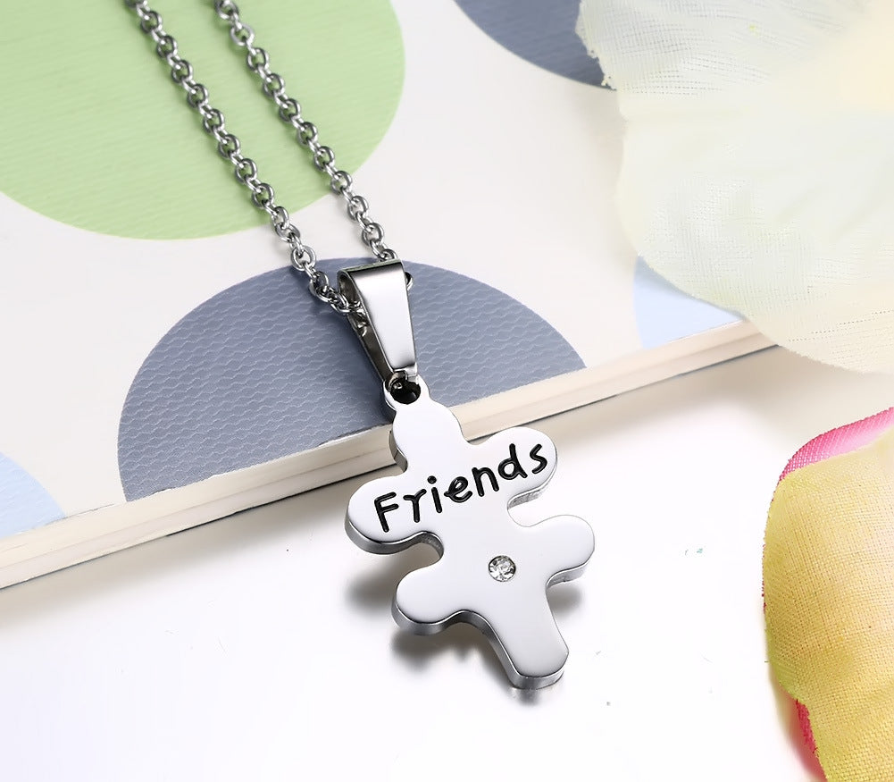 Personalized Best Friends Forever Necklaces Set for 3