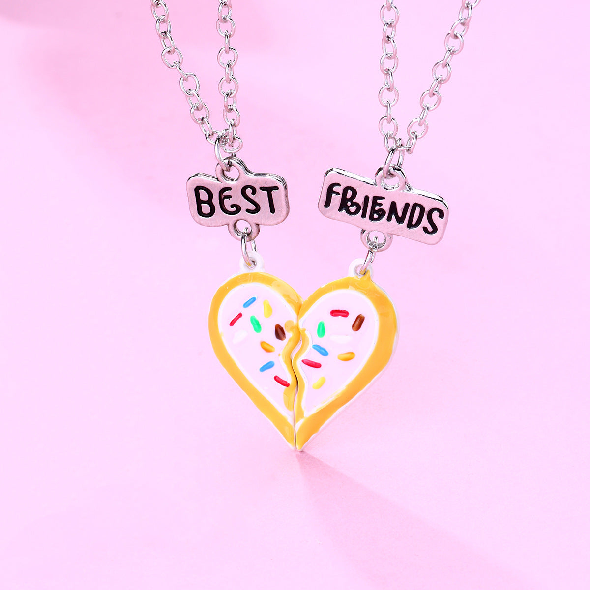 Connecting Hearts Necklaces Set for Best Friends