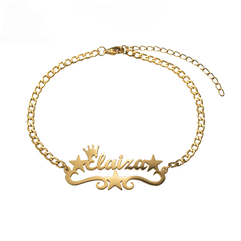 Stars Custom Name Bracelet