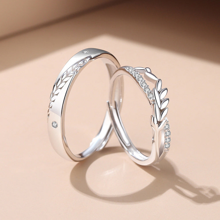 Personalized Couple Wedding Bands for Agriculturists