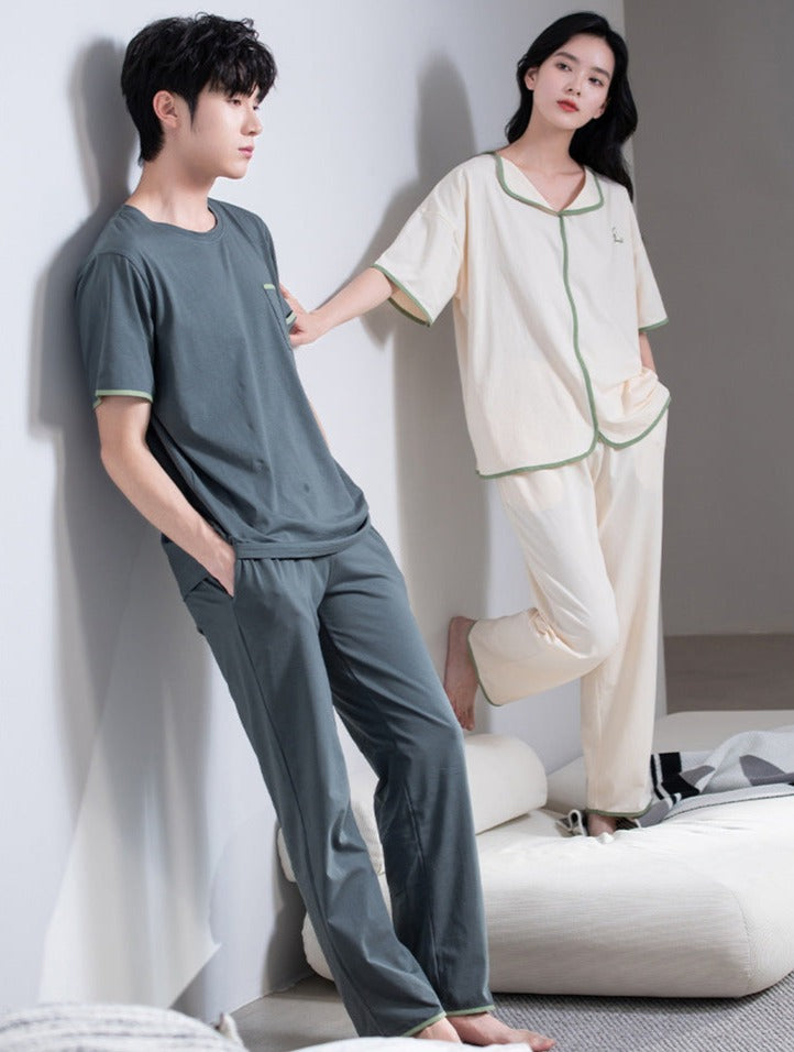 Matching Pajamas for Men and Women Soft 100% Cotton