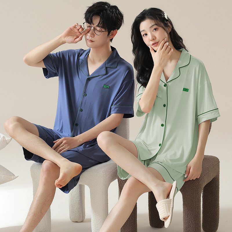 Modal Shorts His Hers Summer Pajamas Set