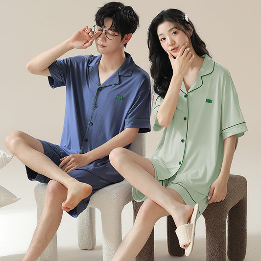 Modal Shorts His Hers Summer Pajamas Set