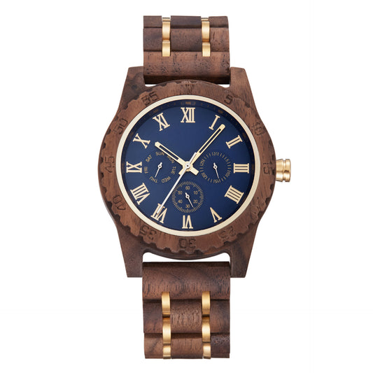 Customized Wooden Mens Analog Watch