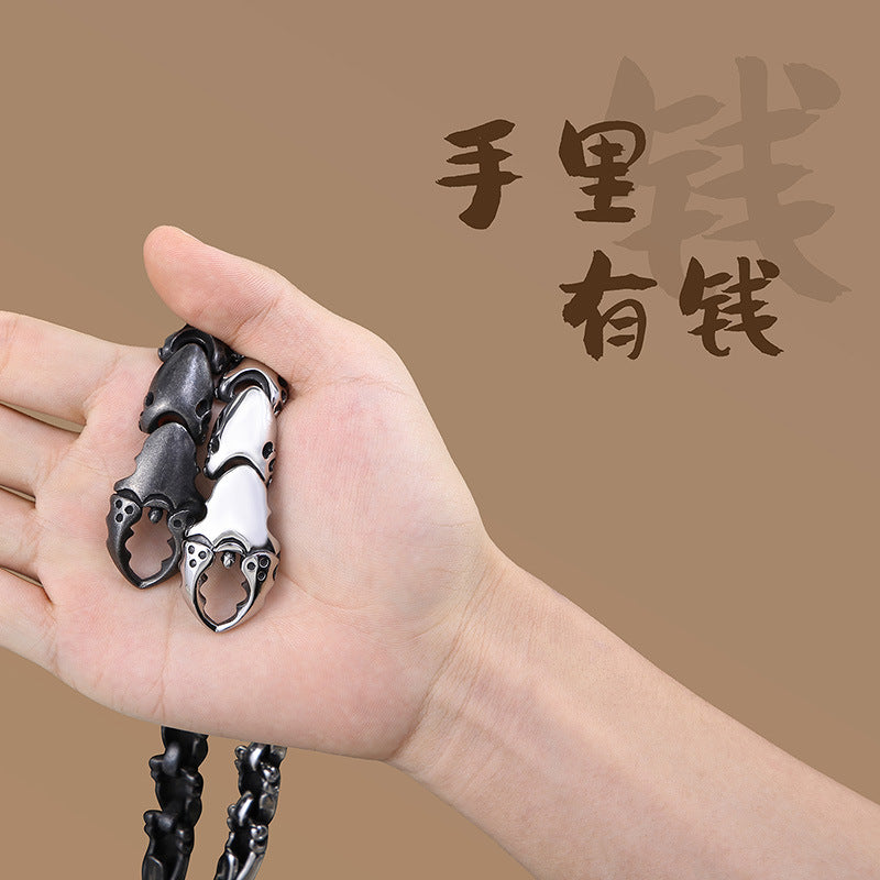 Custom Scorpion Claw Mens Bracelet 22cm