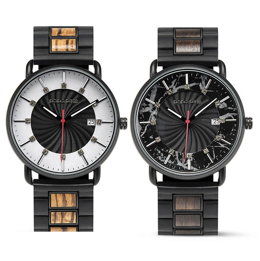 Matching Diamond Dial Couple Watch Set