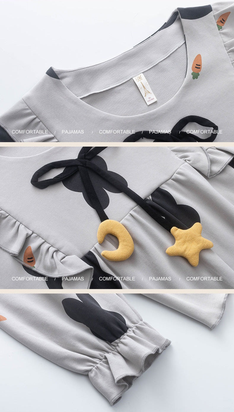 Long Sleeves Couples Matching Pajamas Set