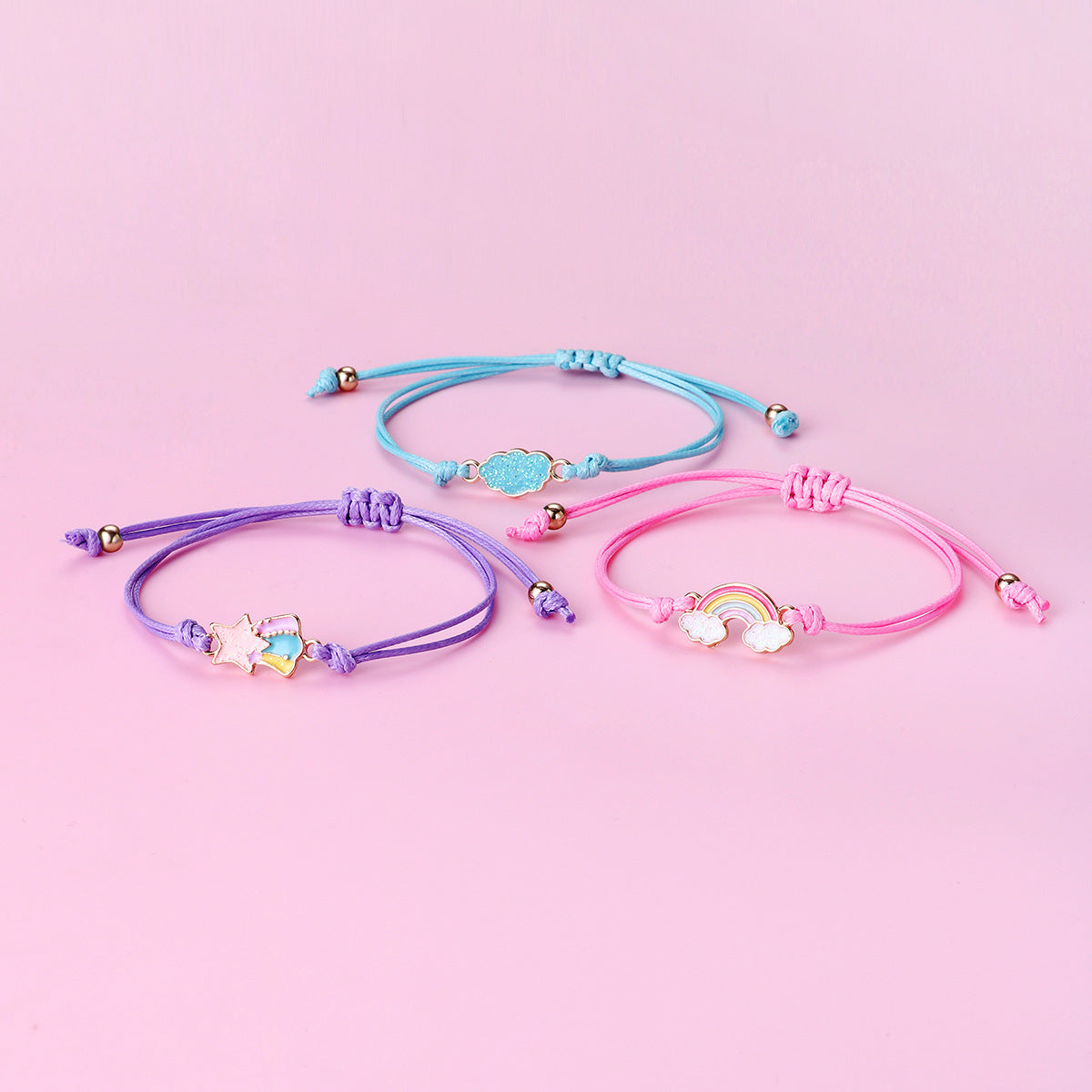 Matching Friendship Bracelets Set for 3
