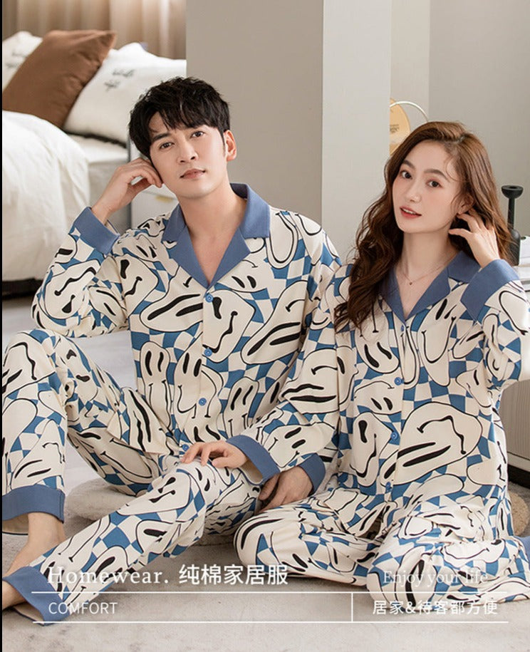 Matching Holidays Funny Pajamas Set for Couples
