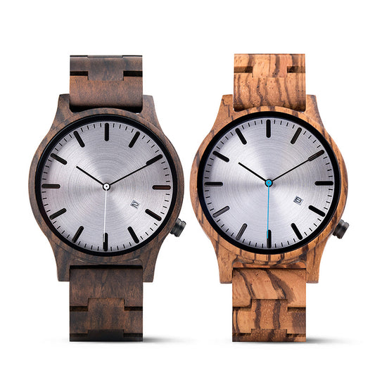 Minimalist Matching Couple Watch Set with Custom Engraving