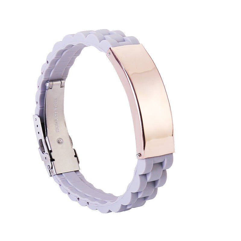 Engravable Sports Waterproof Bracelet for Men