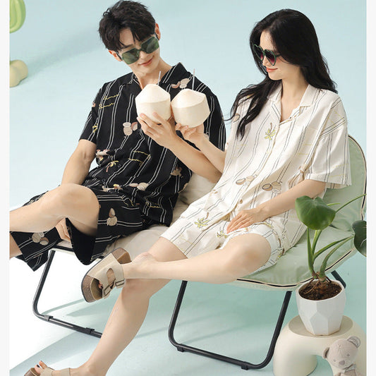 Gullei™ Matching Pajamas Set Short Sleeve 100% Cotton