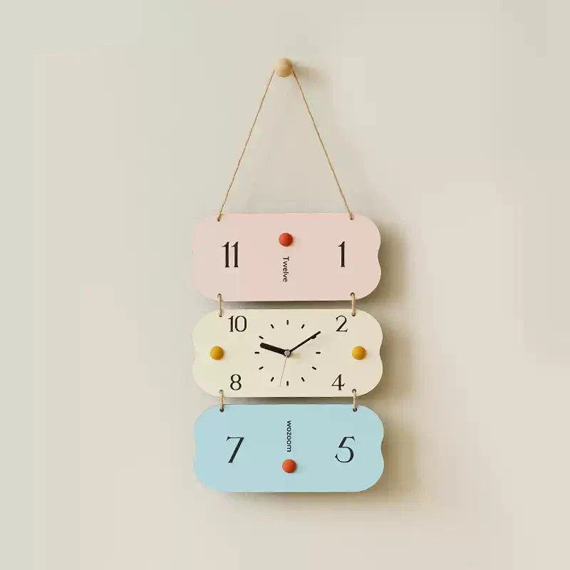 Minimalist Hanging Wall Décor Silent Clock – Scandinavian Modern Design