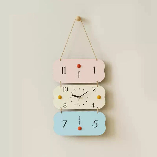 Minimalist Hanging Wall Décor Silent Clock – Scandinavian Modern Design