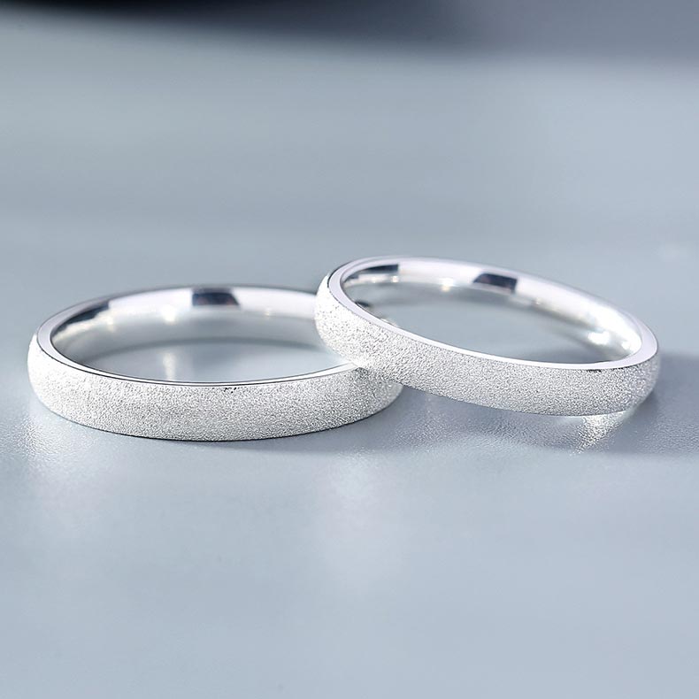 Custom Matching Couple Wedding Bands