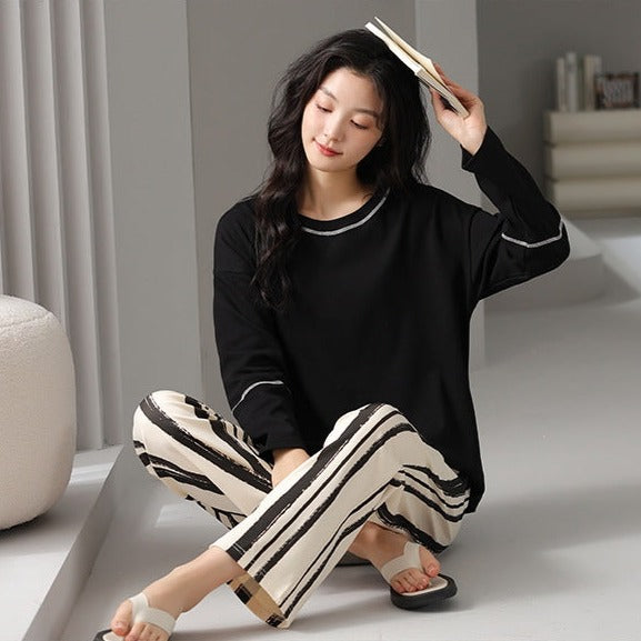 Two-Piece Women's Pajama Set - 100% Cotton