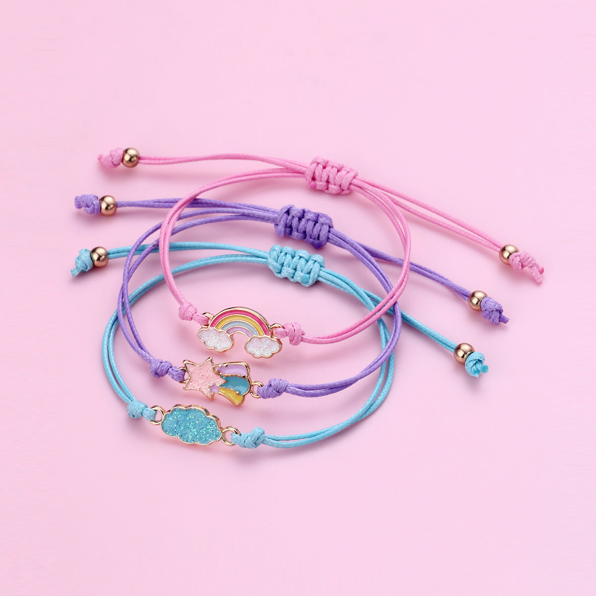 Matching Friendship Bracelets Set for 3
