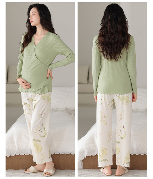 Nursing Access Soft Maternity PJs Set