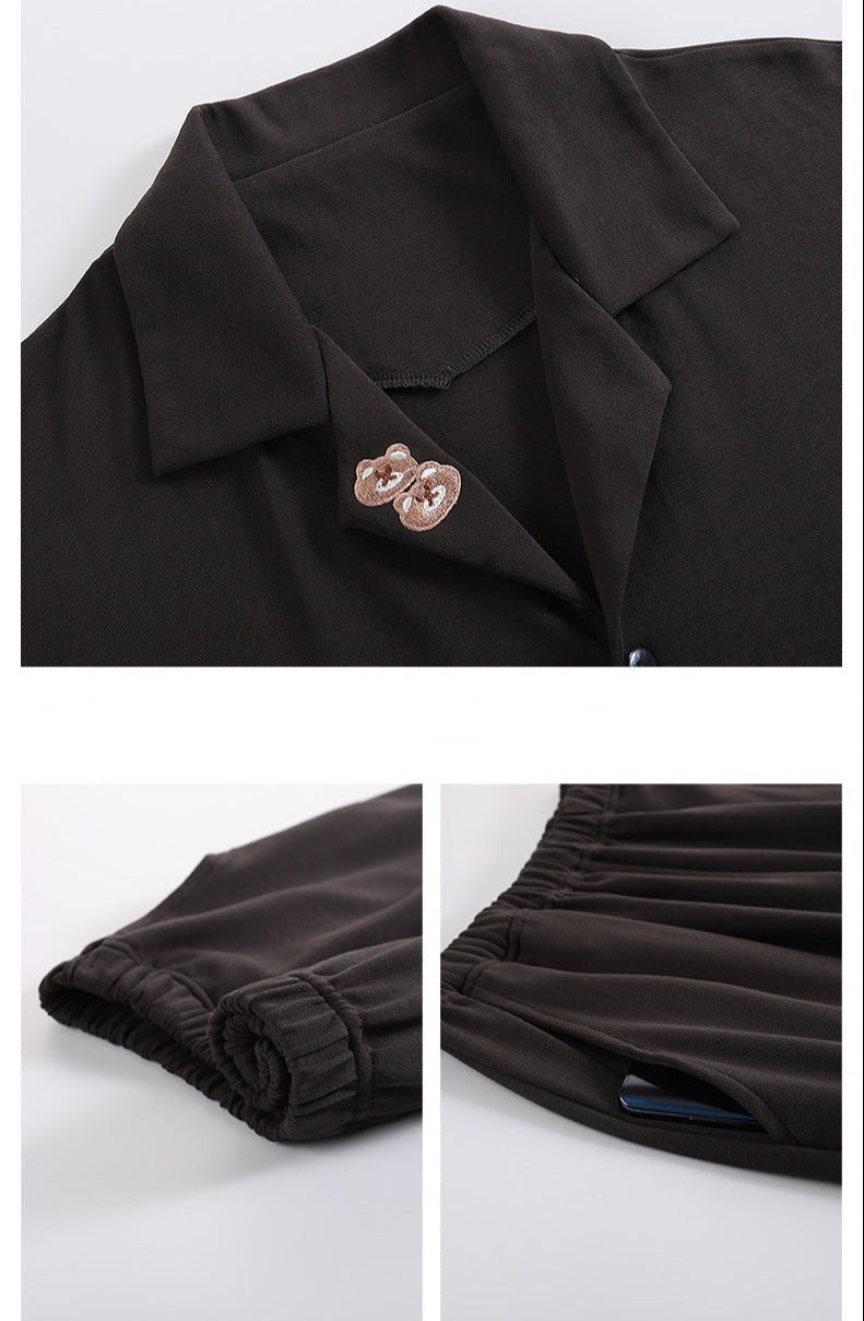 Warm Pure Cotton Pajamas Set for Couples